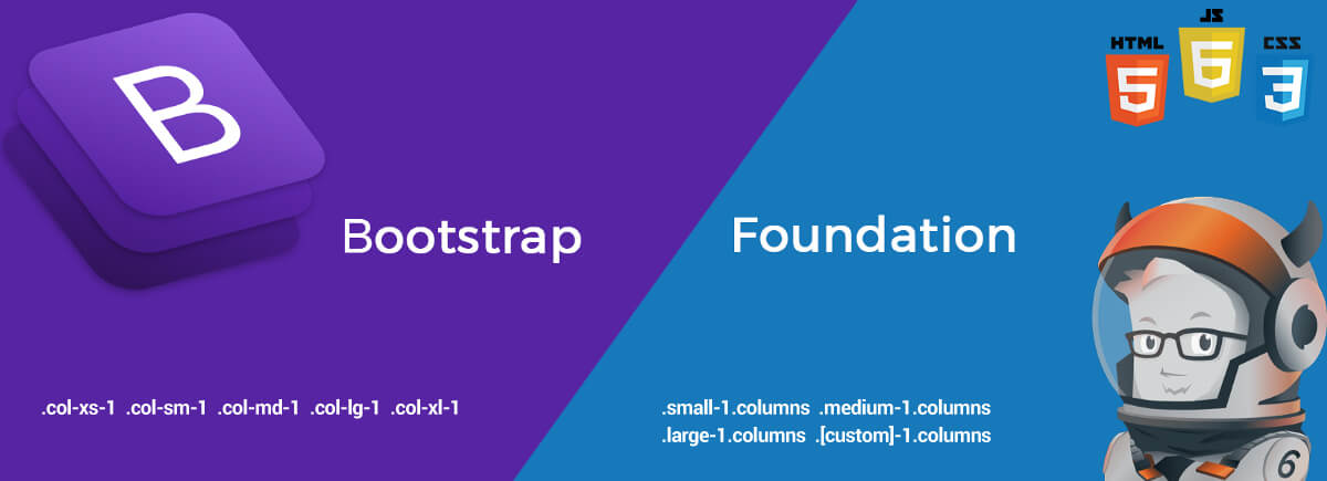 bootstrap vs foundation vs skeleton