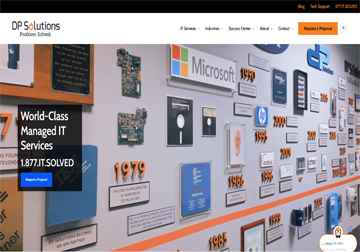 DP Solutions web genisis sreenshort